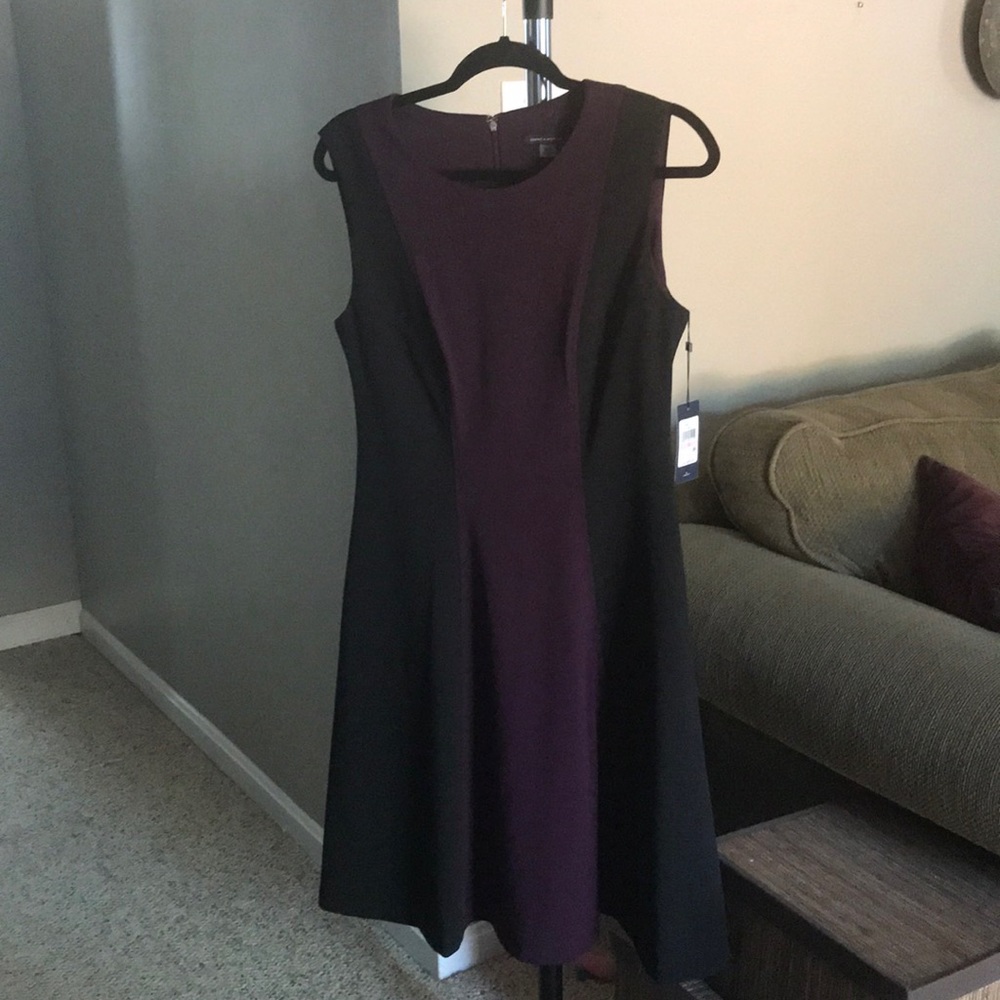 NWT Tommy Hilfiger black and maroon dress